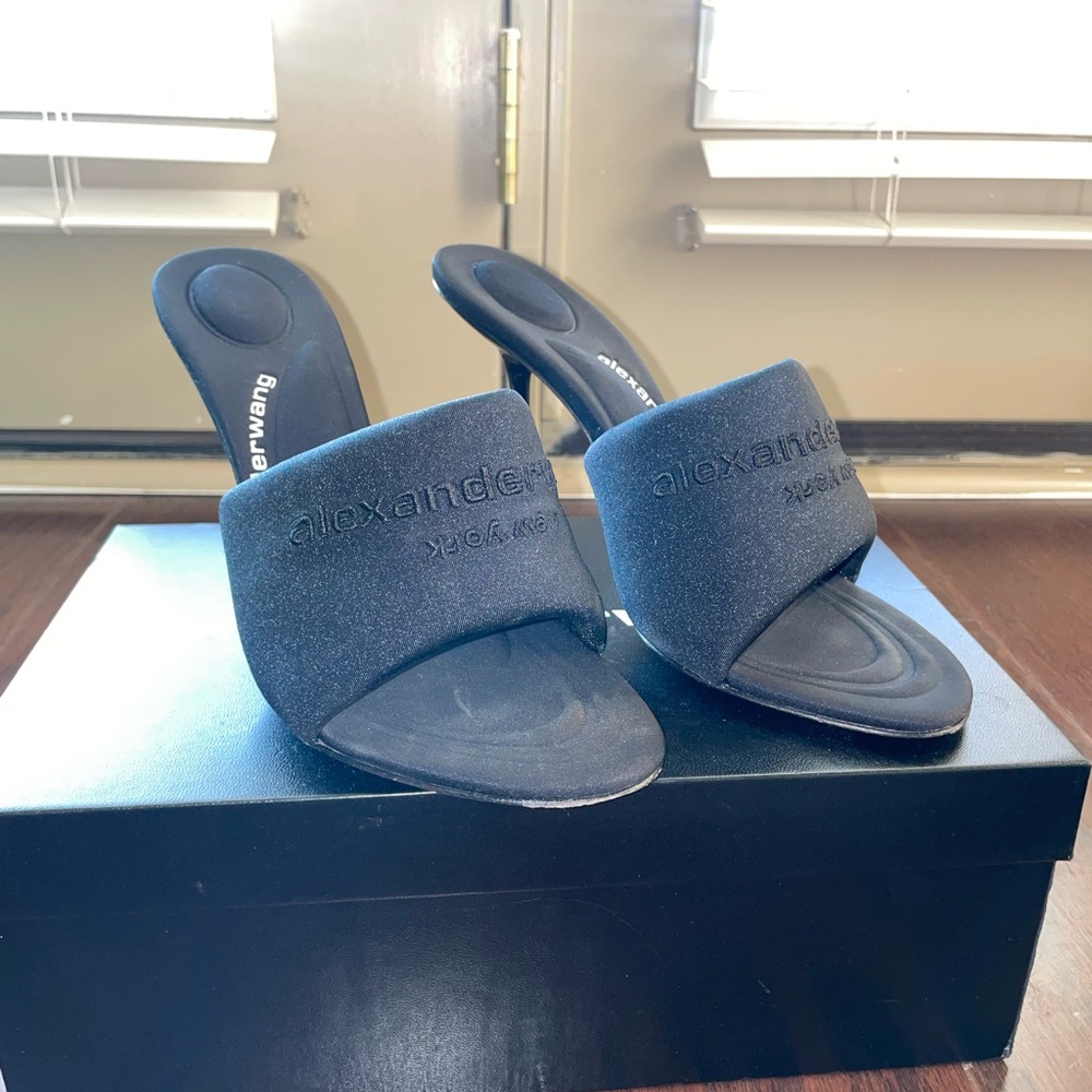 Black Alexander Wang heels super comfy worn once